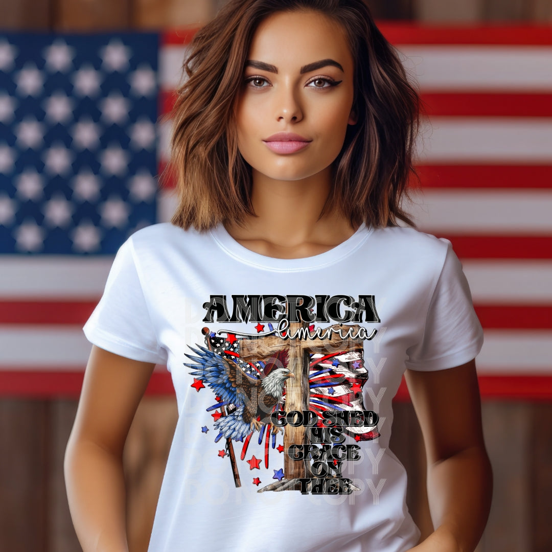 America God Shed His Grace on Thee