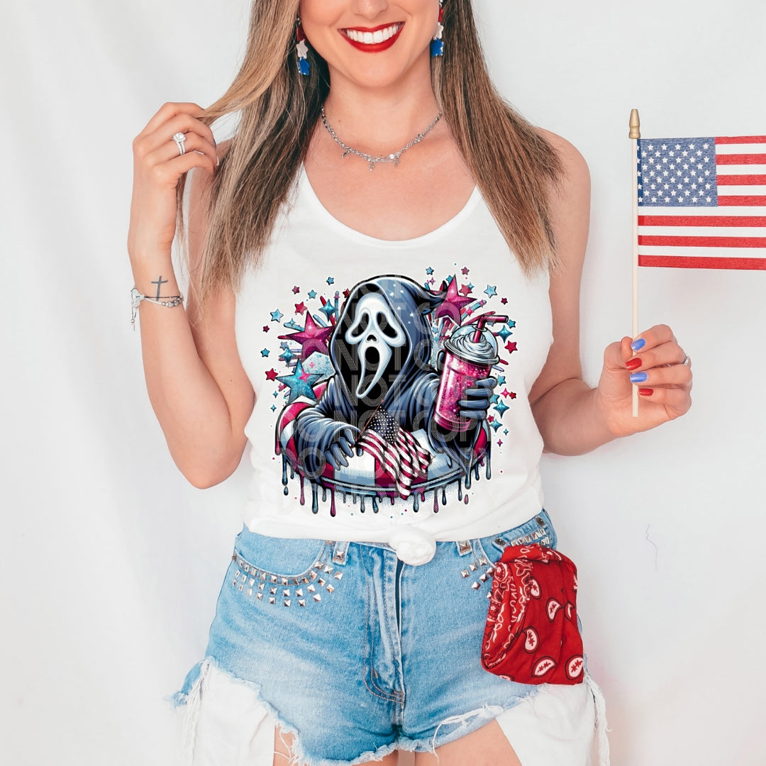 Ghostface Floatie 4th Of July