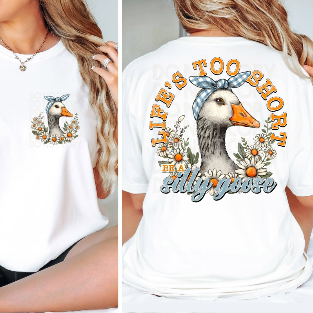 Life's too short, be a silly goose (Back)
