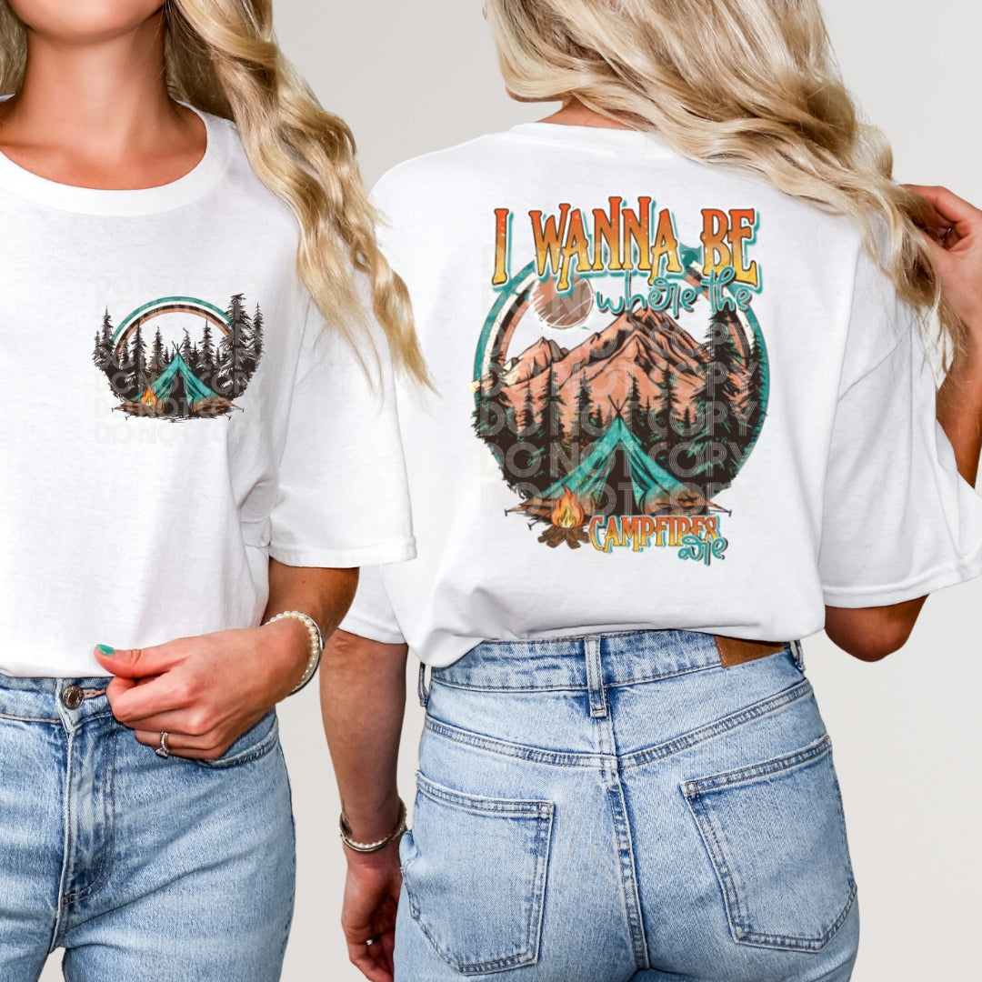 I wanna be where the campfires are (BACK)