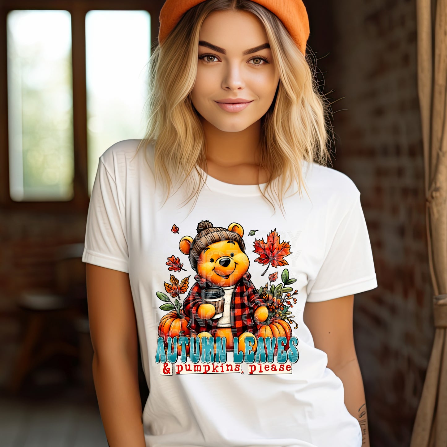Autumn leaves and pumpkins, please