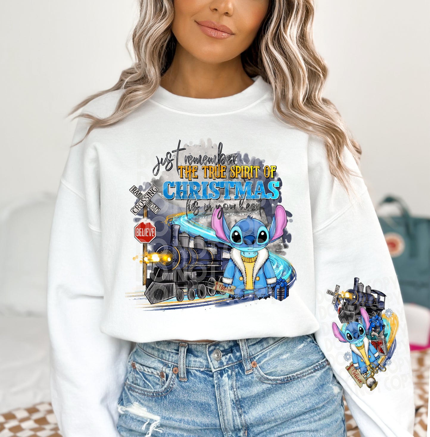 The True Spirit Of Christmas Stitch Sleeve