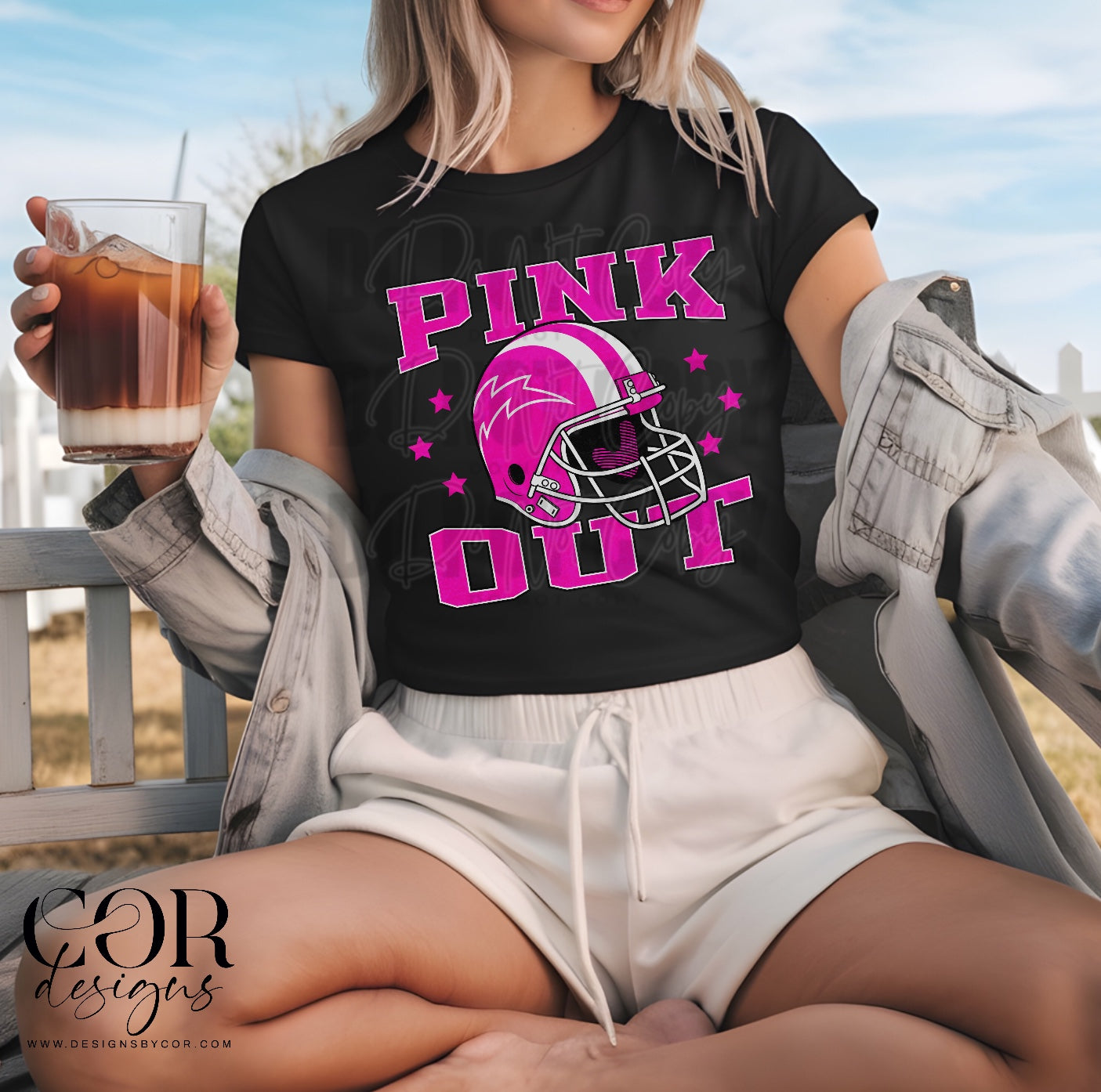 Pink Out Helmet