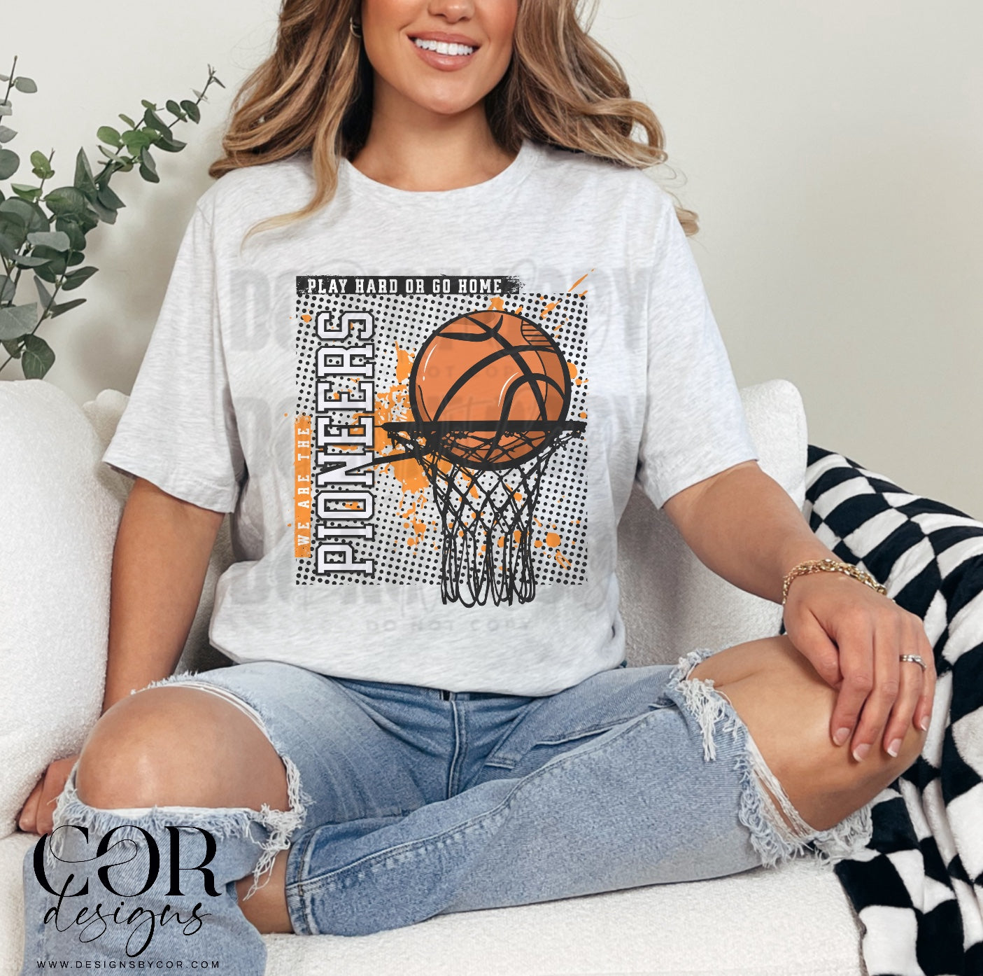 Play Hard Or Go Home Pioneers Orange