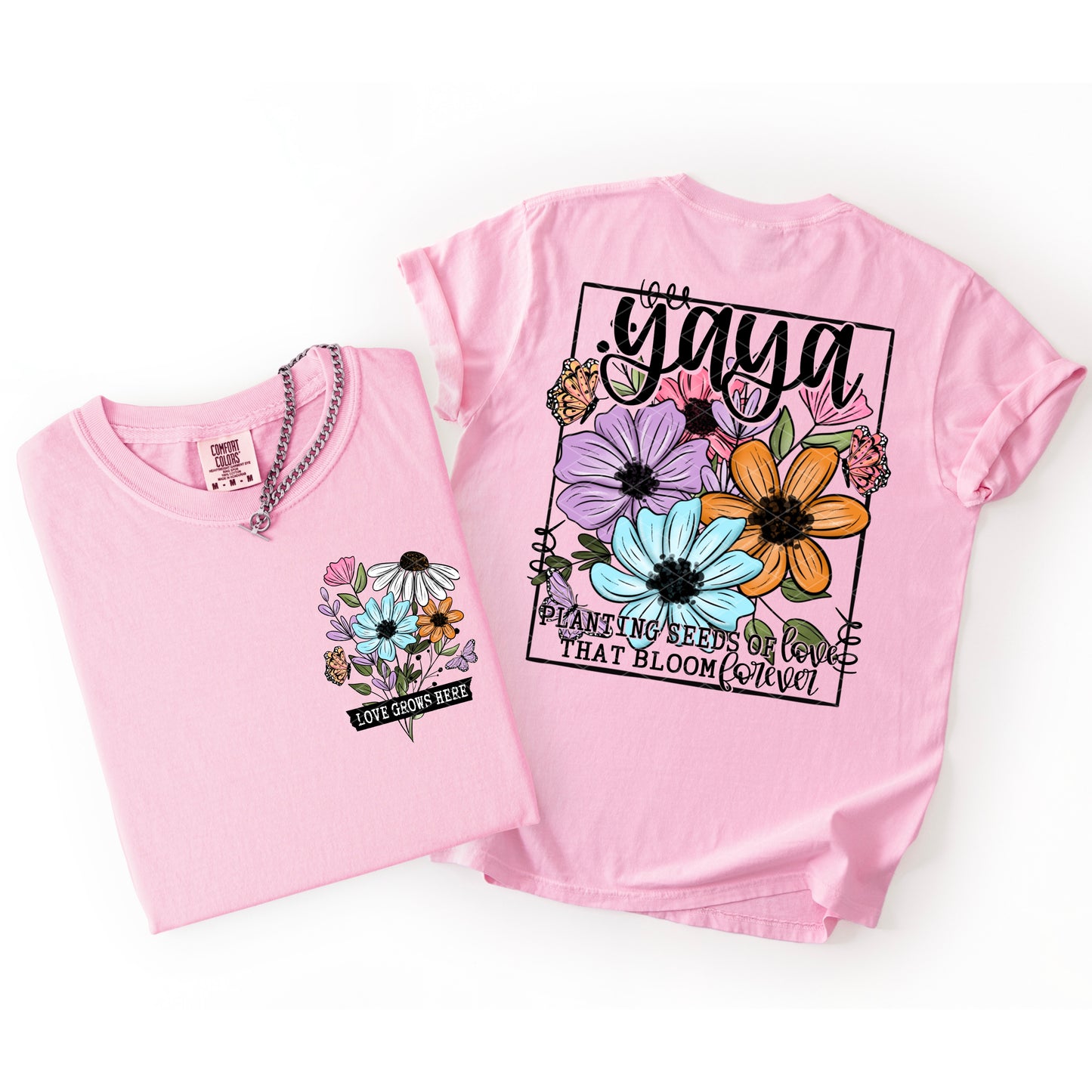 YAYA PLANTING SEEDS OF LOVE THAT BLOOM FOREVER (BACK)