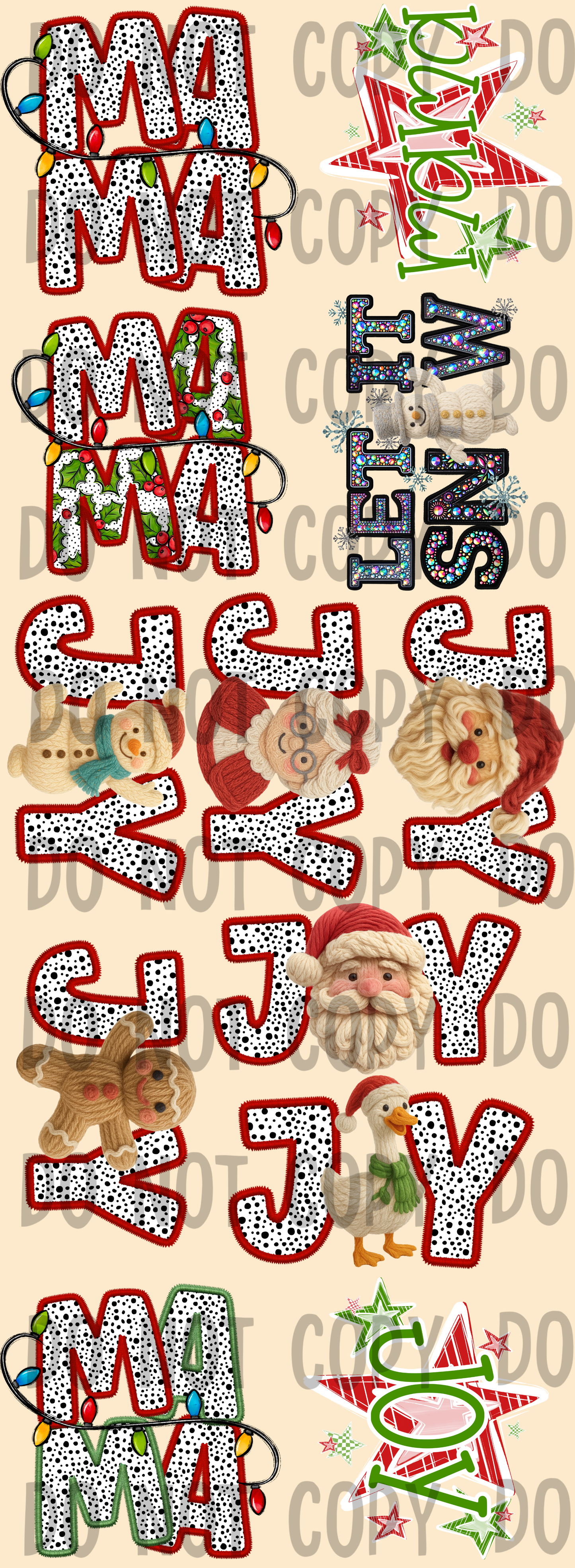 Christmas Premade Gang Sheet 11