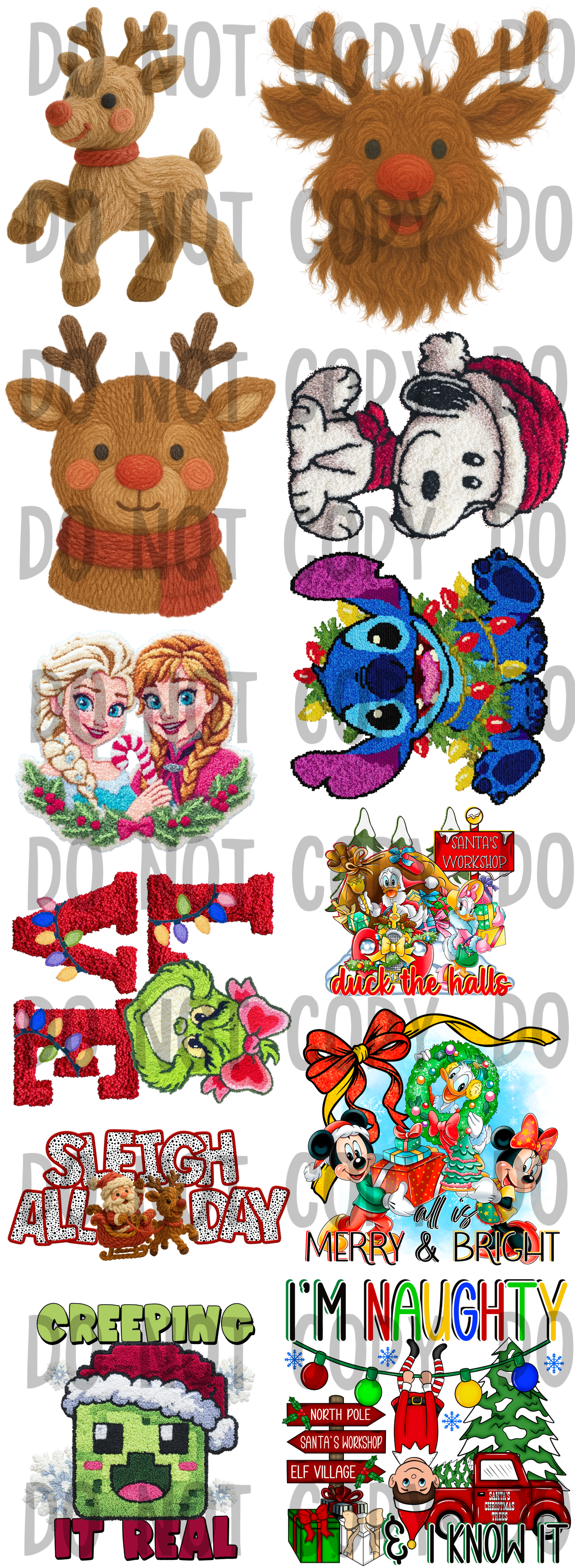 Christmas Premade Gang Sheet 14