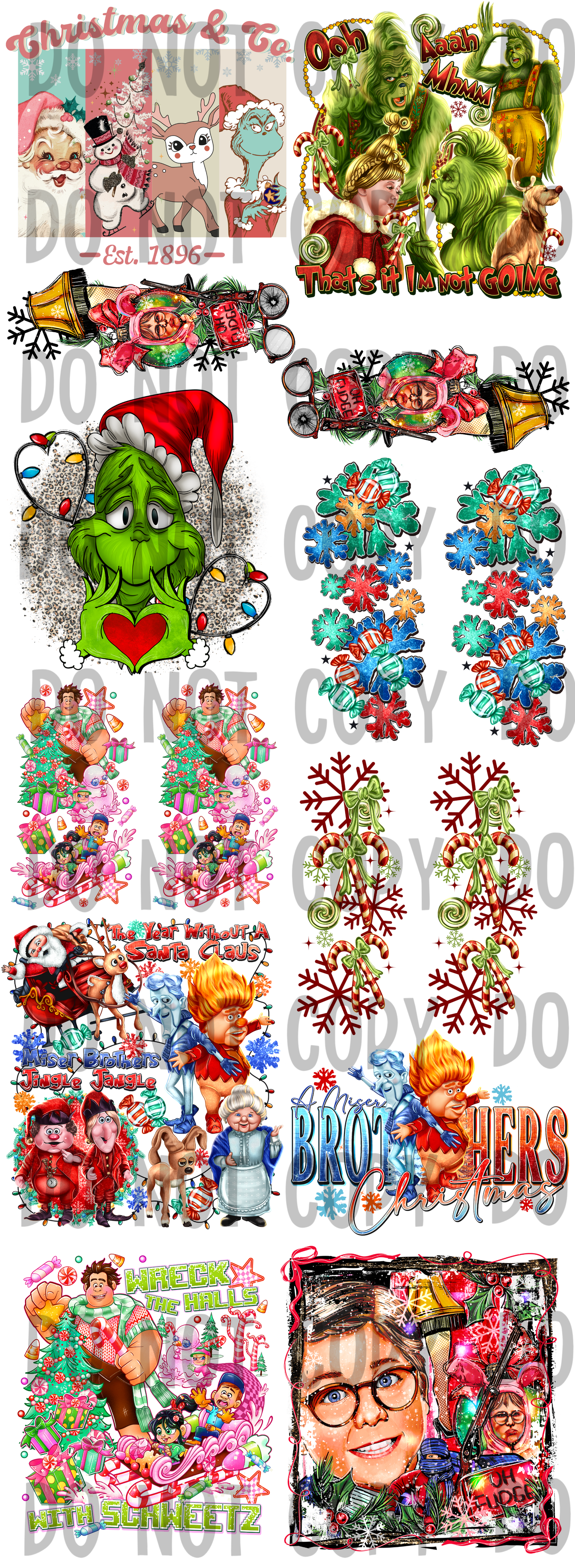 Christmas Premade Gang Sheet 15