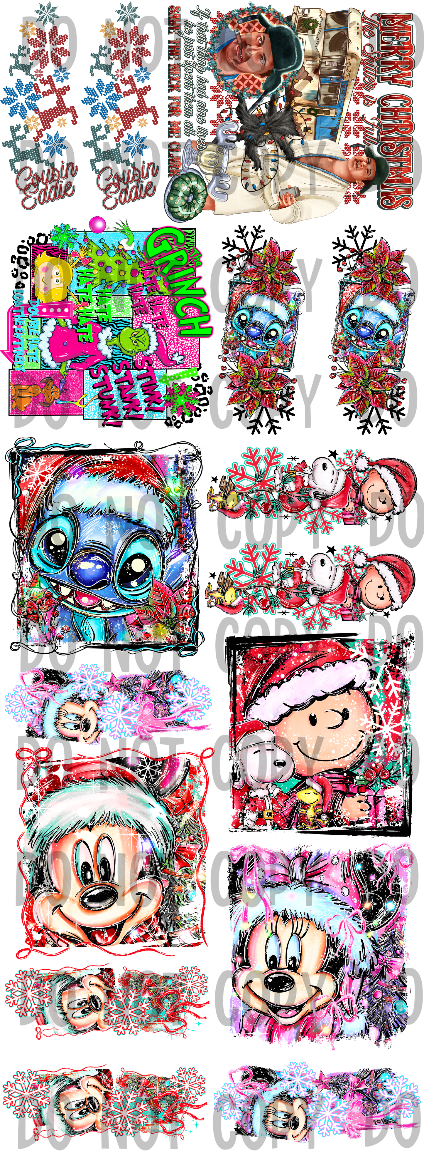 Christmas Premade Gang Sheet 16