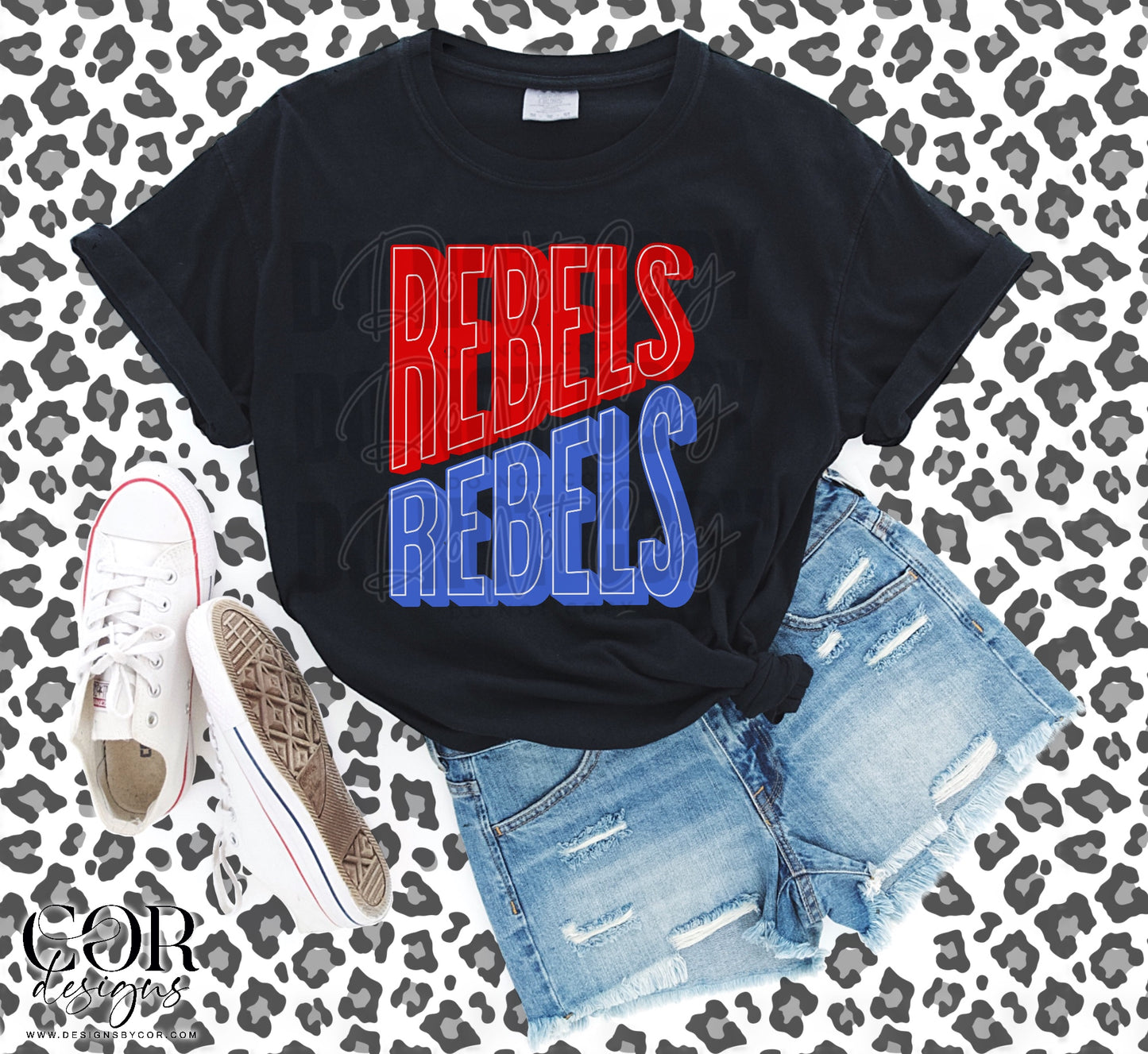 Rebels Red And Blue