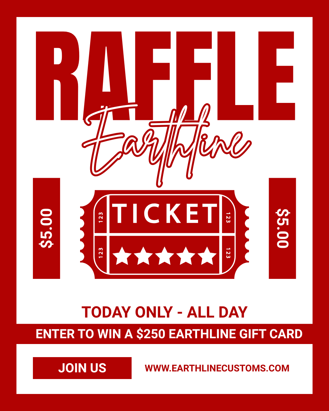 RAFFLE - EARTHLINE GIFT CARD