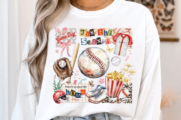 Retro Baseball Game Day Patchwork