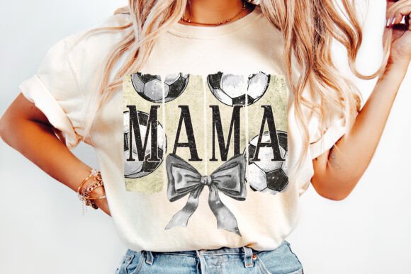 Mama Soccer Balls And Bow