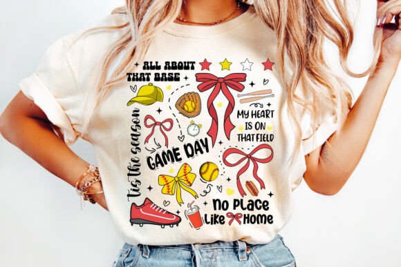 Softball Game Day Collage