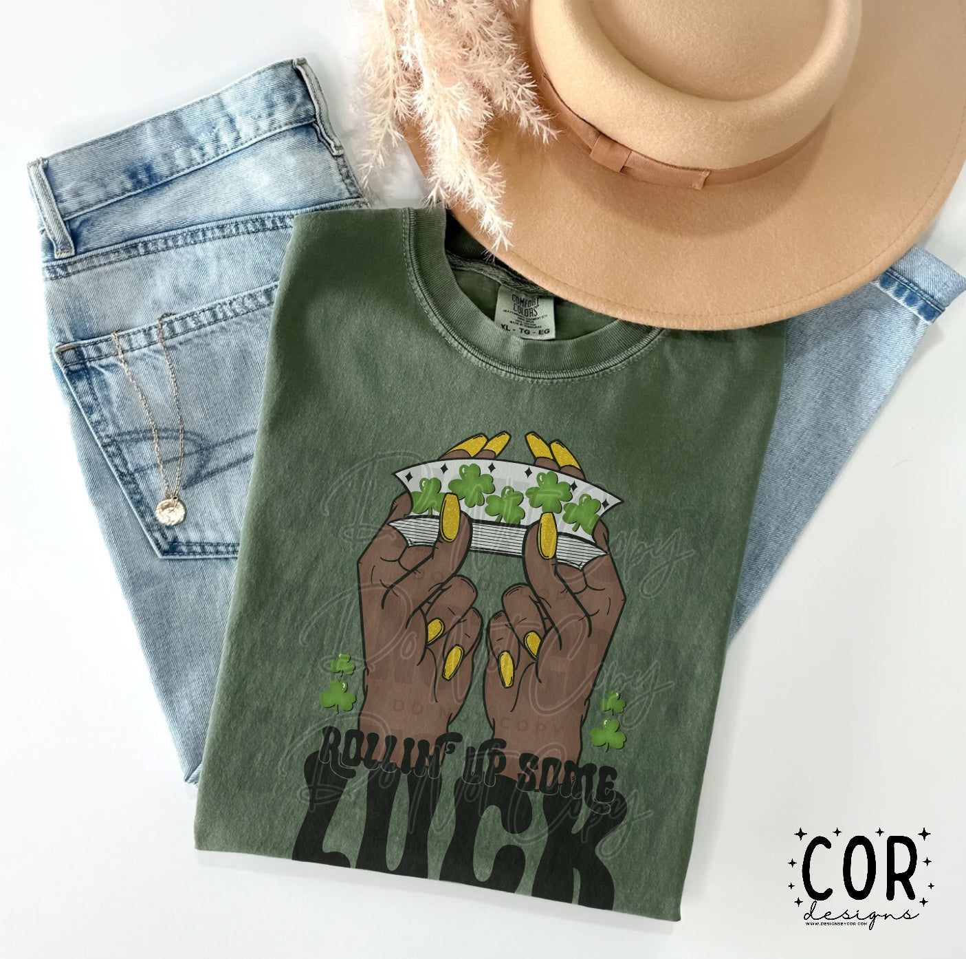 Rollin' up some luck