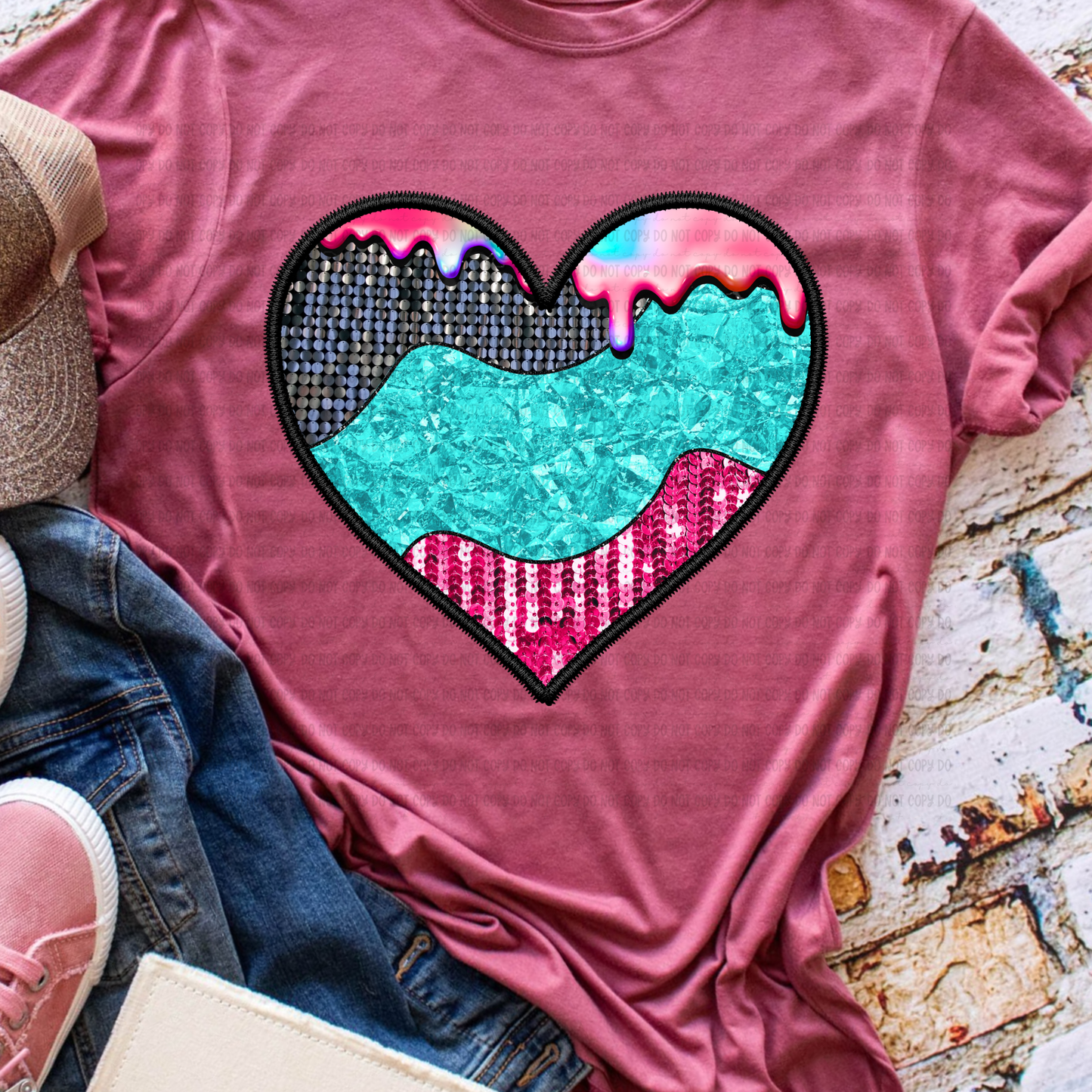 SEQUIN HEART