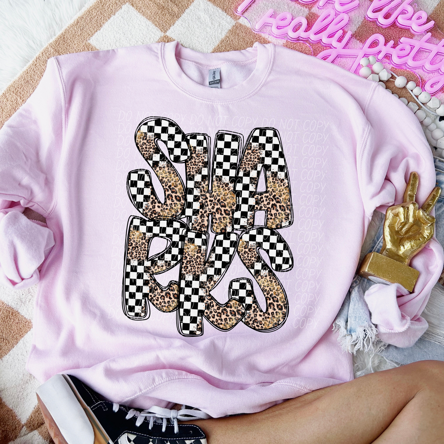 Sharks Checkered Cheetah