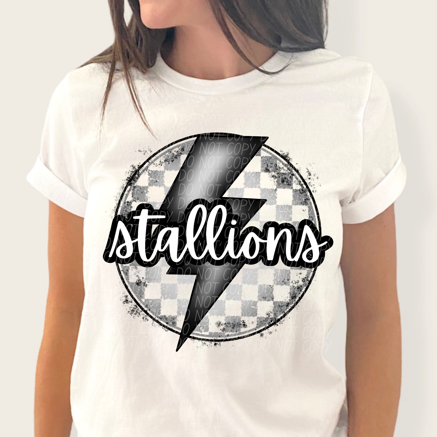 Stallions Checkered Bolt