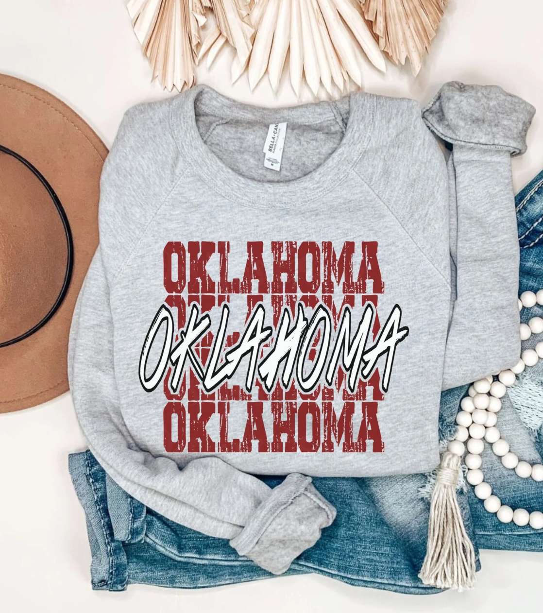 Oklahoma red, white and black