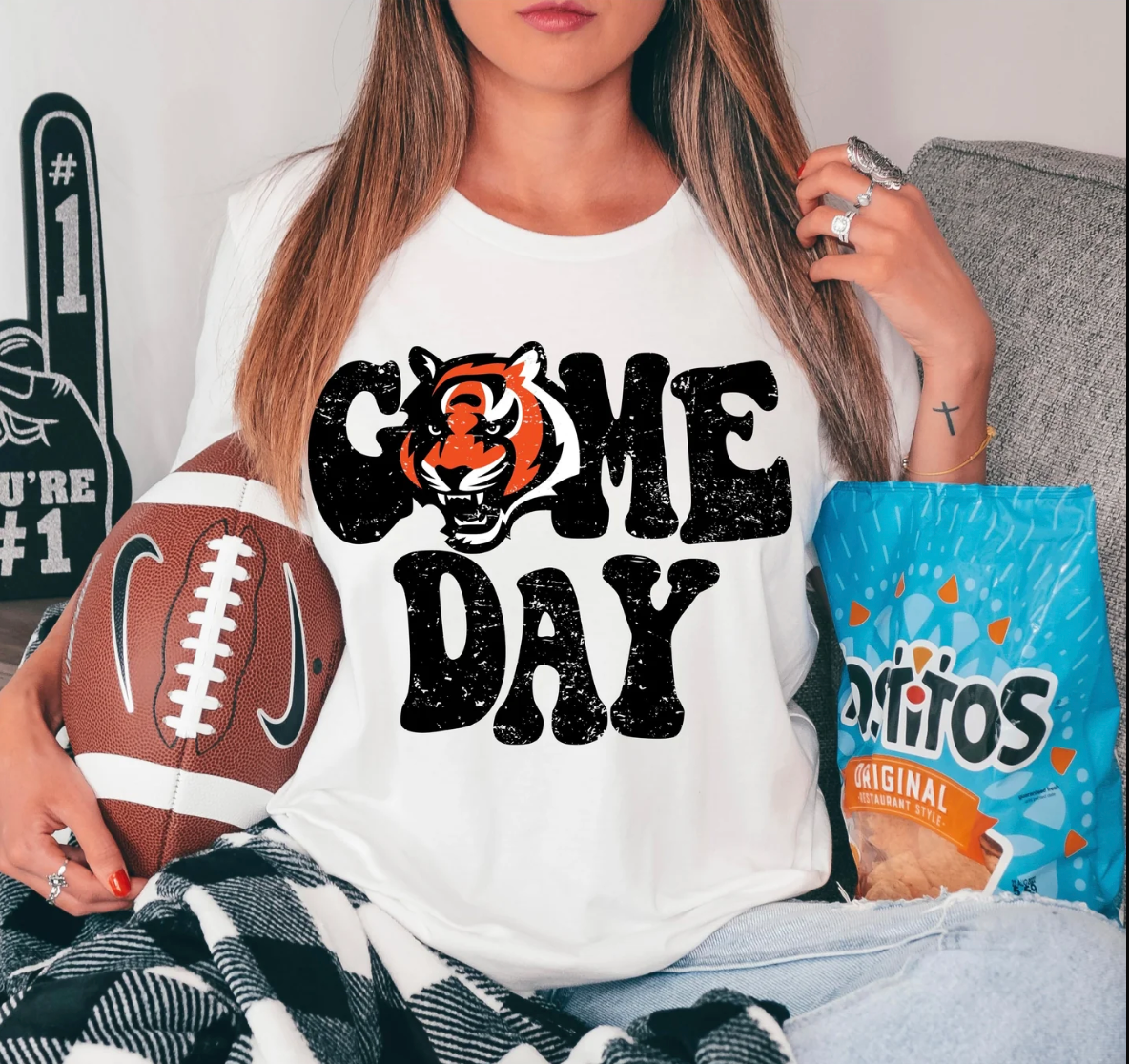 Game day, Tigers - black