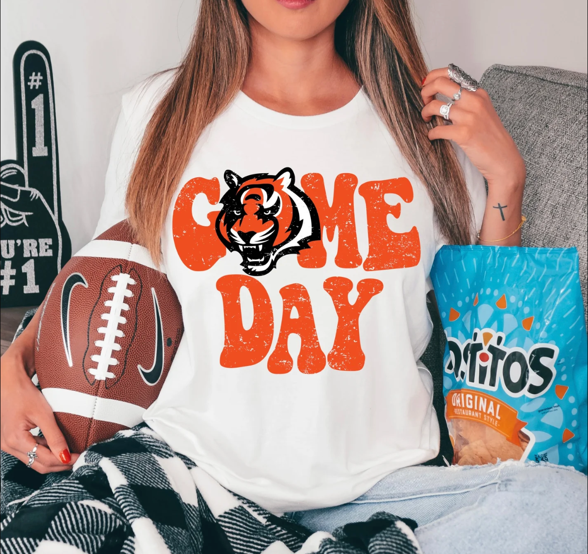 Game day, Tigers - orange