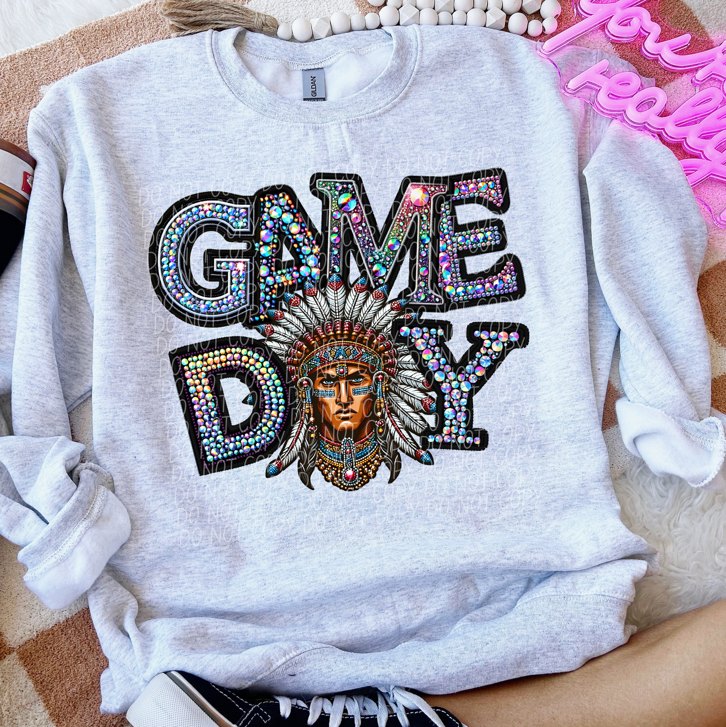 Rhinestone Game Day Chiefs