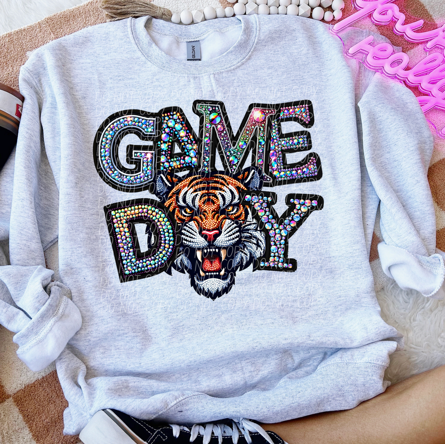 Rhinestone Game Day Tigers