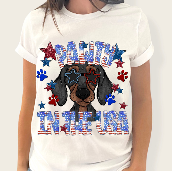 Pawty in the USA (Dachsund)