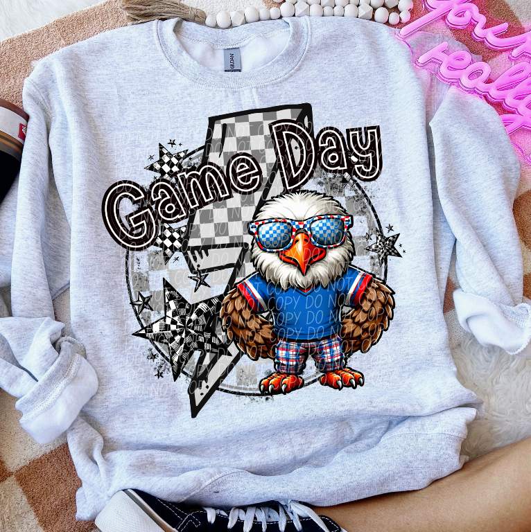 Game Day Eagles Red/White/Blue (Checkered)