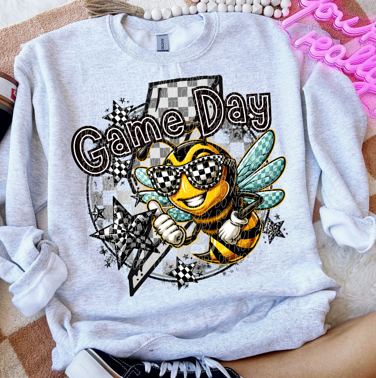 Game Day Yellow Jackets (Checkered)