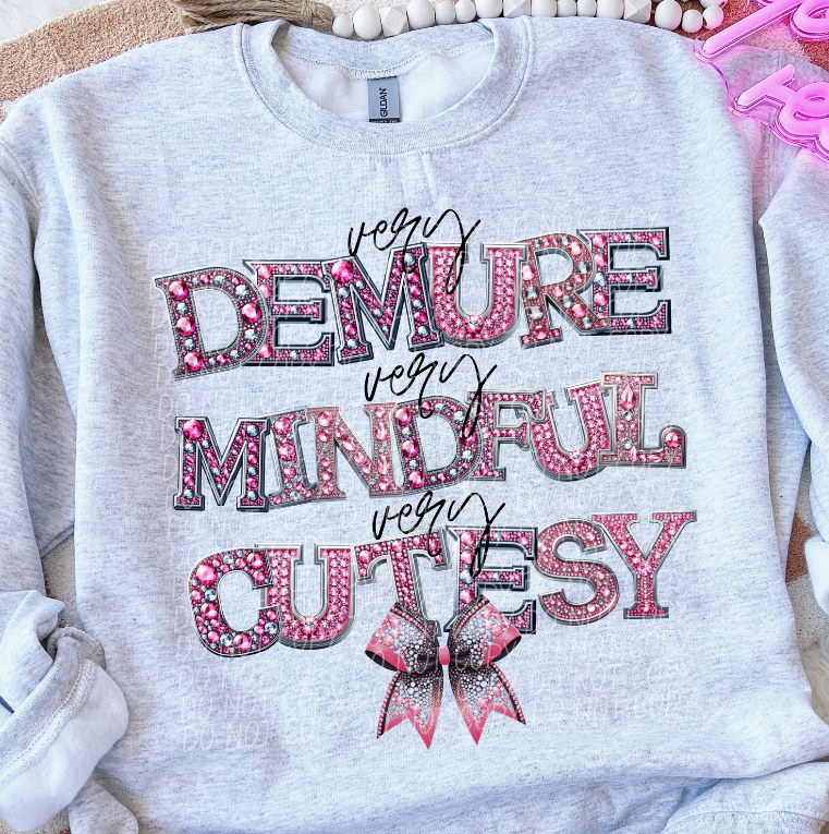 Very Demure Very Mindful Very Cutesy