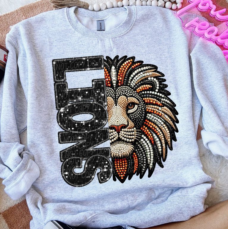 Lions (rhinestones)