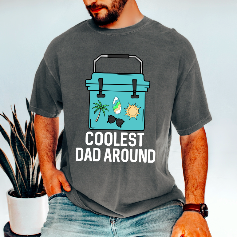 Coolest dad around (white)