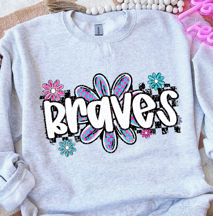 Braves (checker flower mascots)