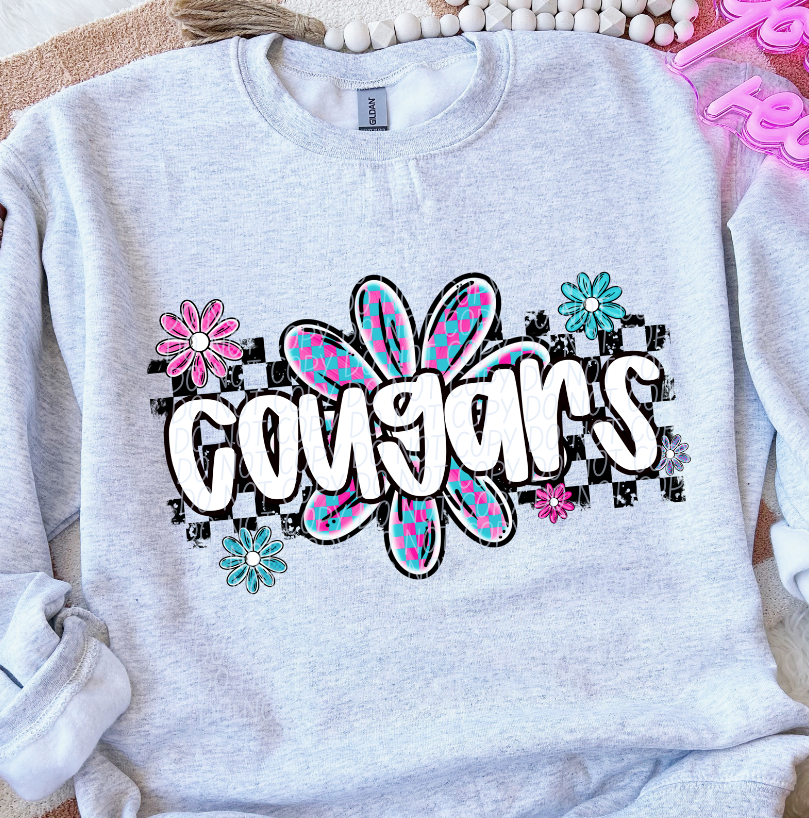 Cougars (checker flower mascots)