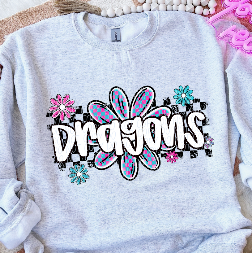 Dragons (checker flower mascots)