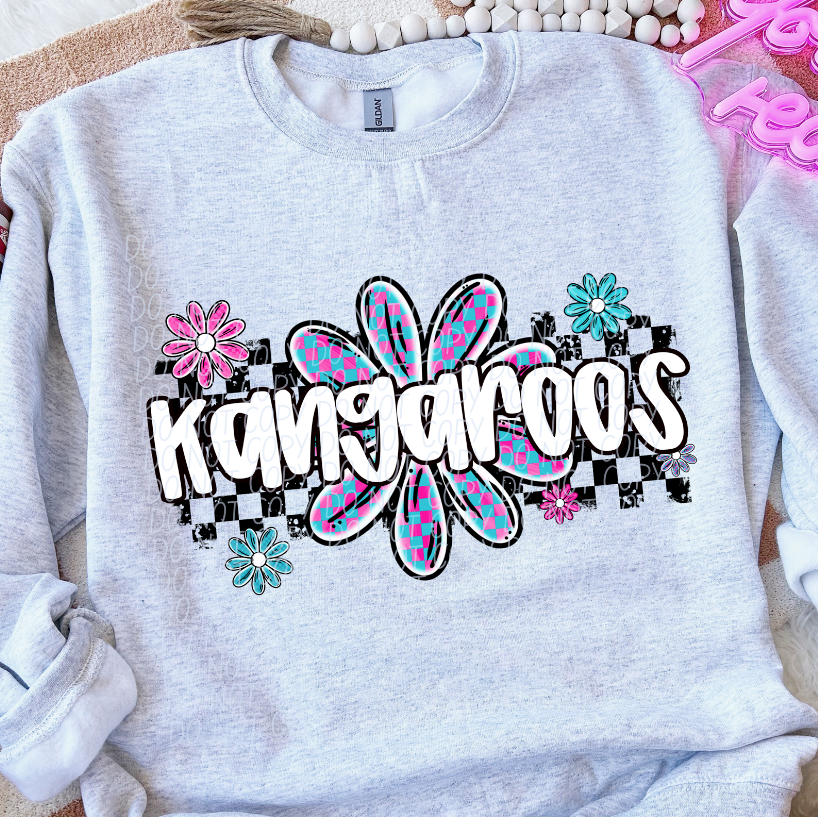 Kangaroos (checker flower mascots)