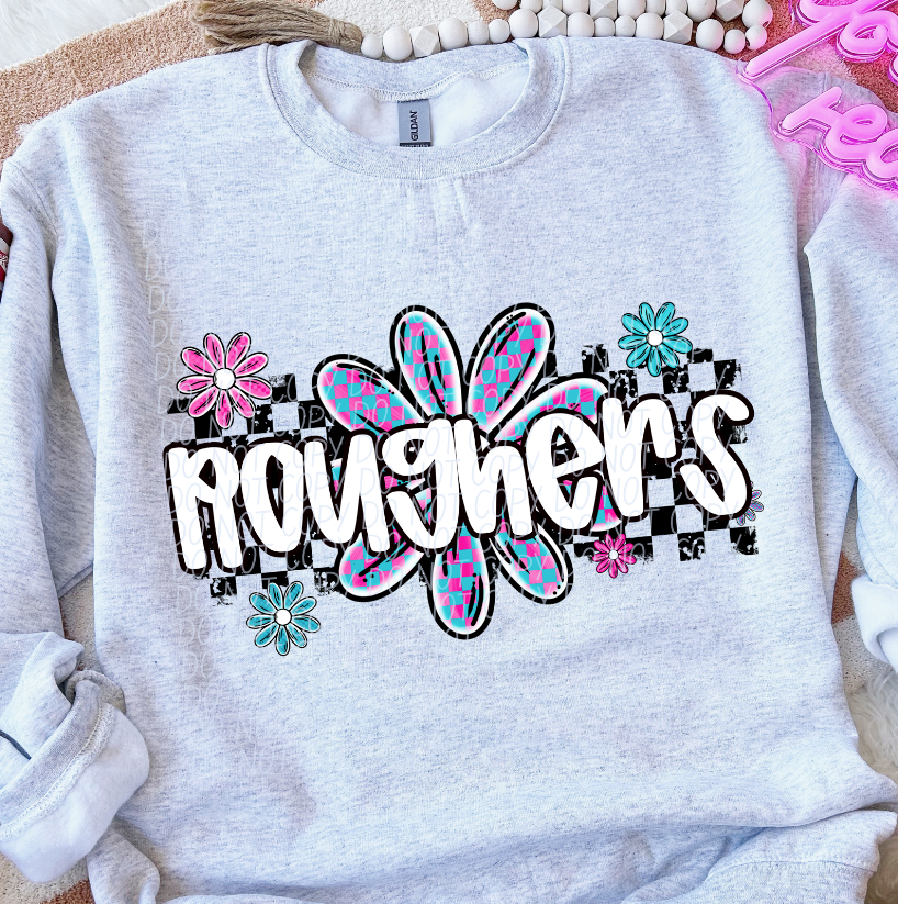 Roughers (checker flower mascots)