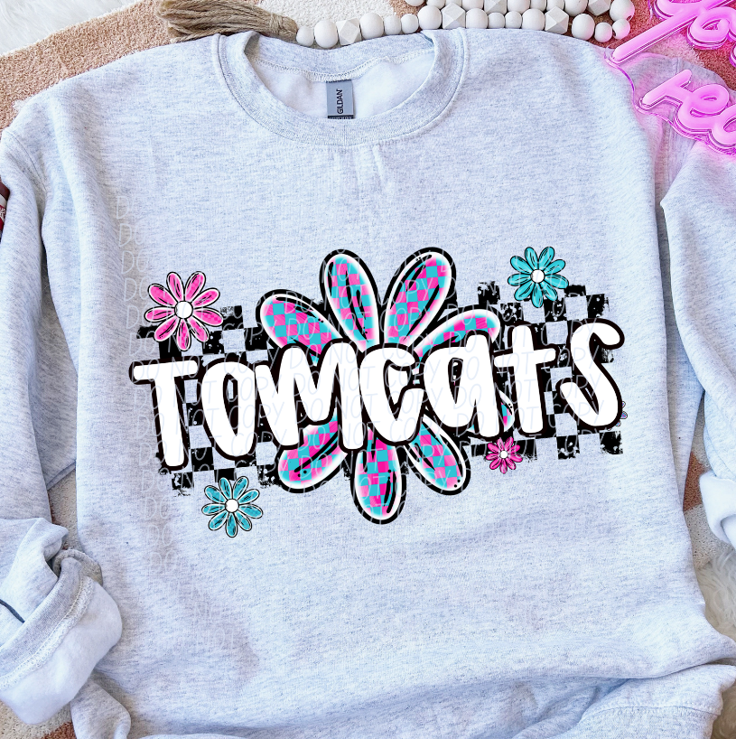 Tomcats (checker flower mascots)