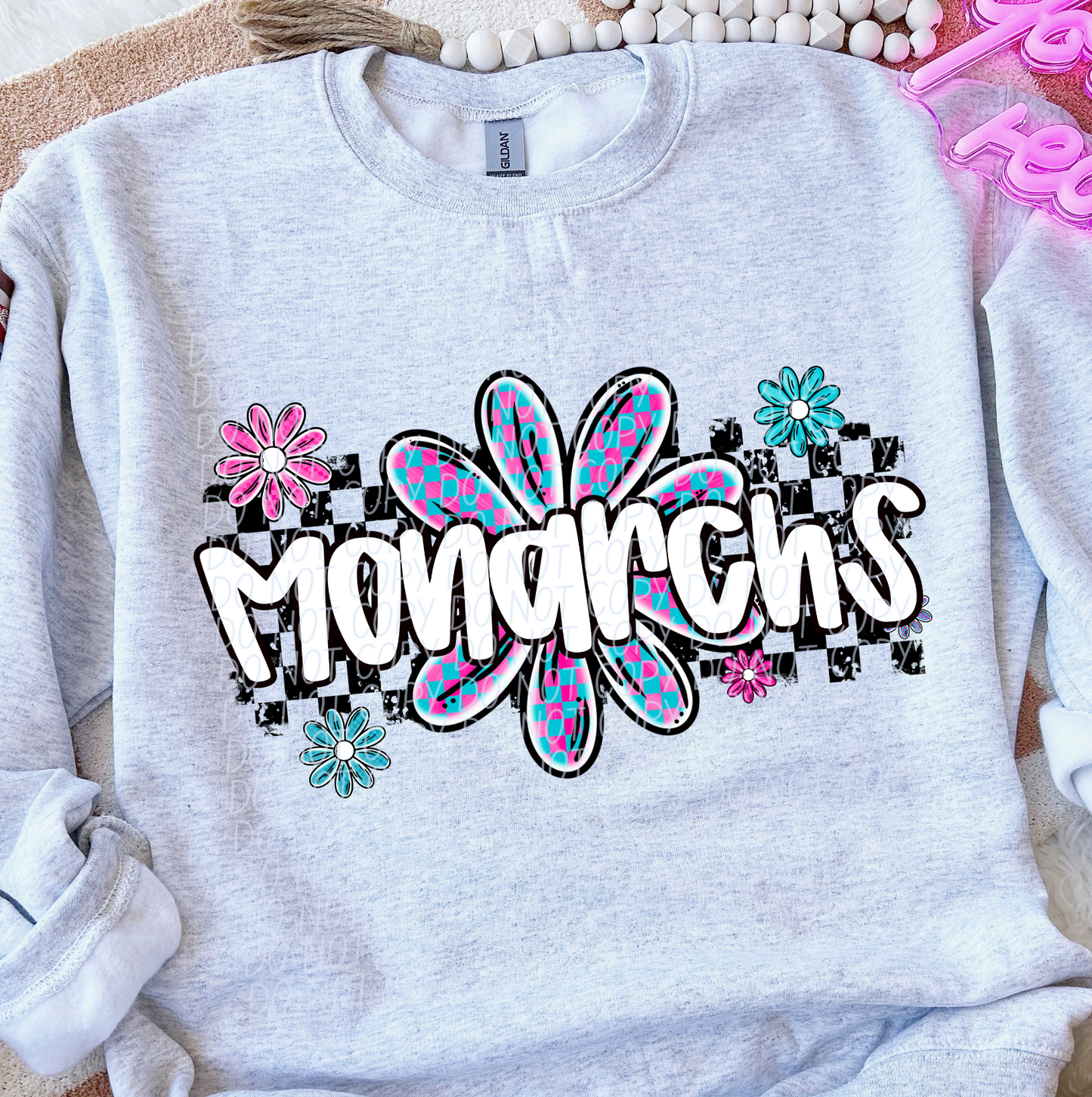 Monarchs (checker flower mascots)