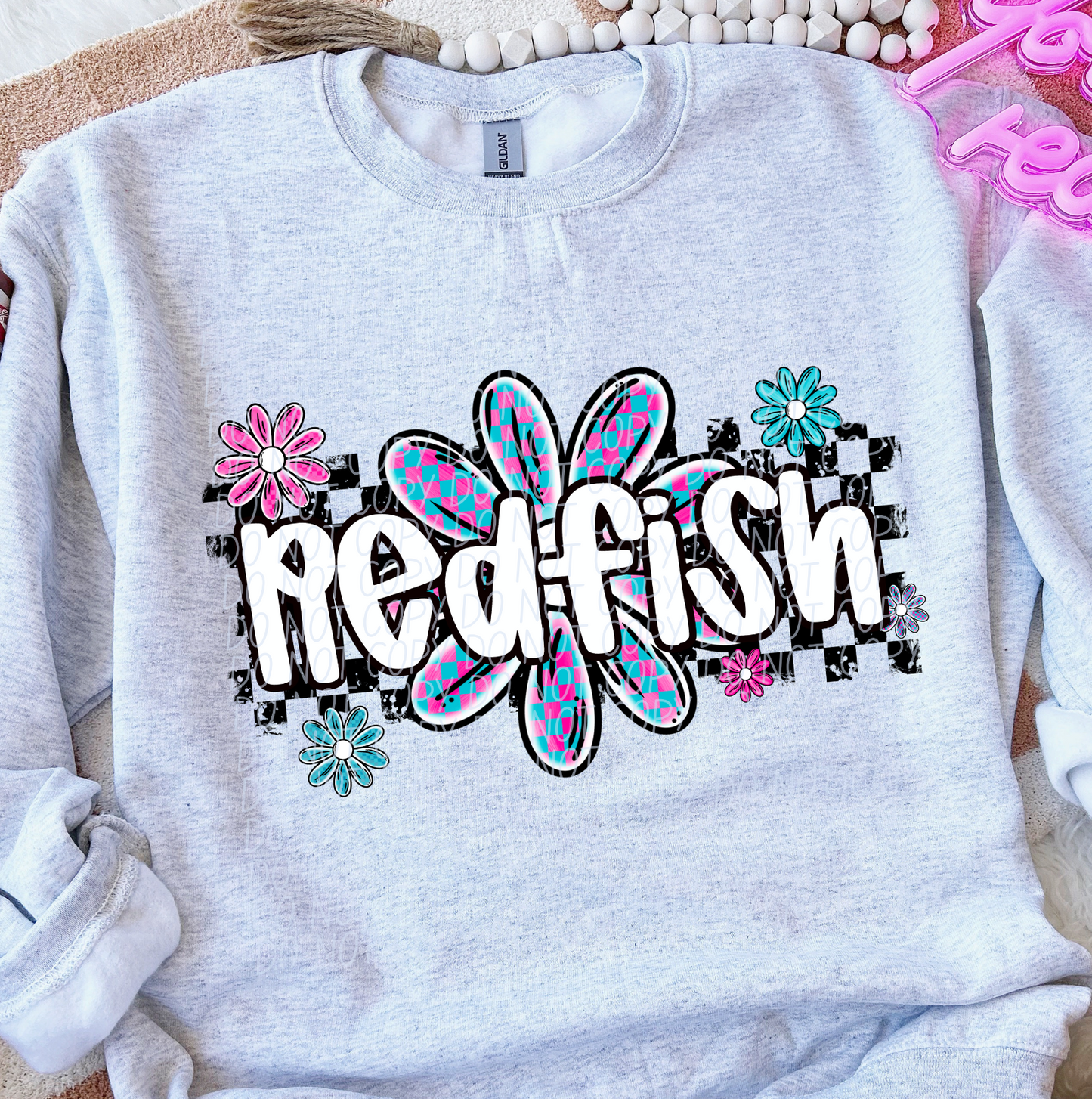 Redfish (checker flower mascots)