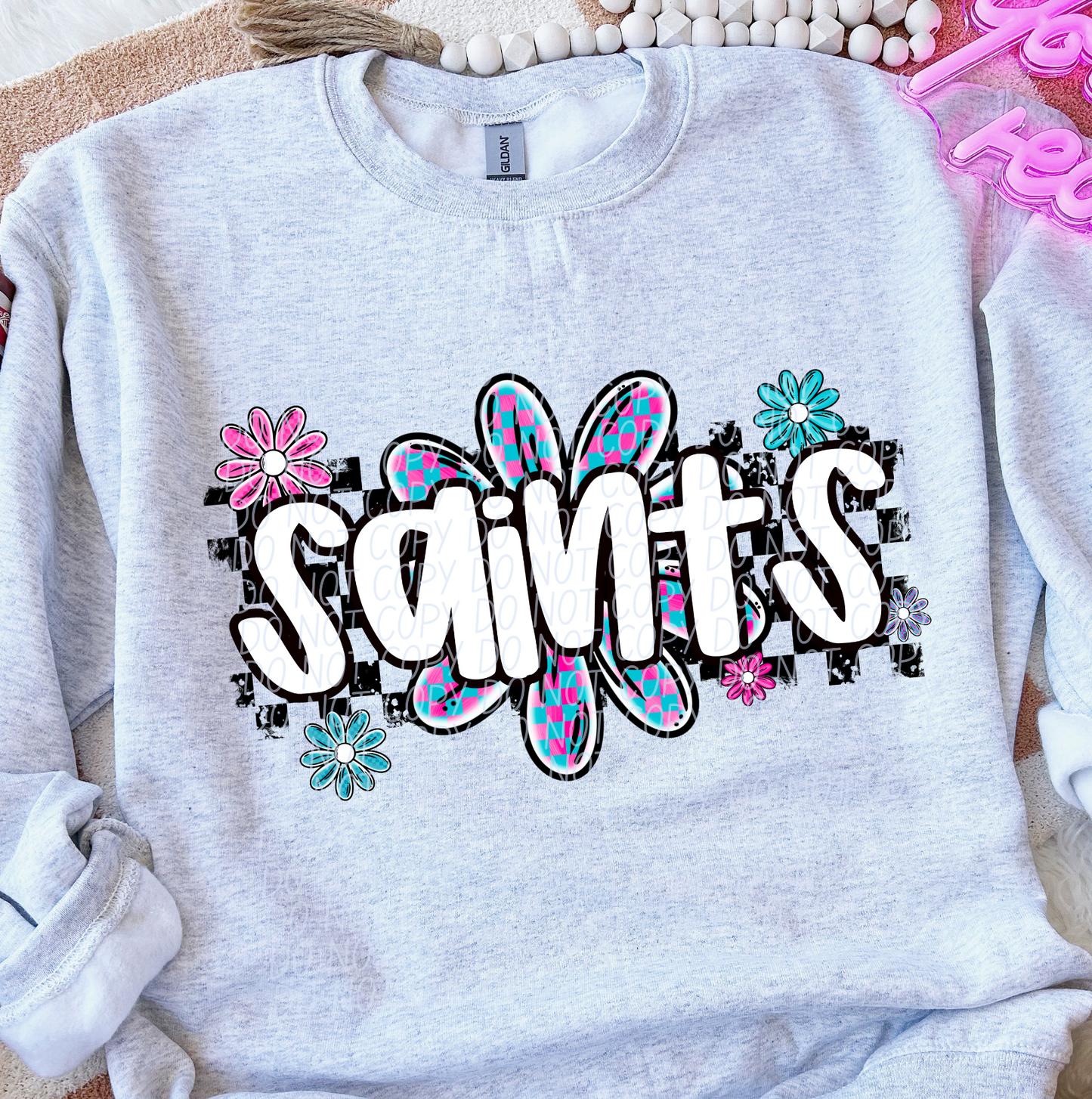 Saints (checker flower mascots)