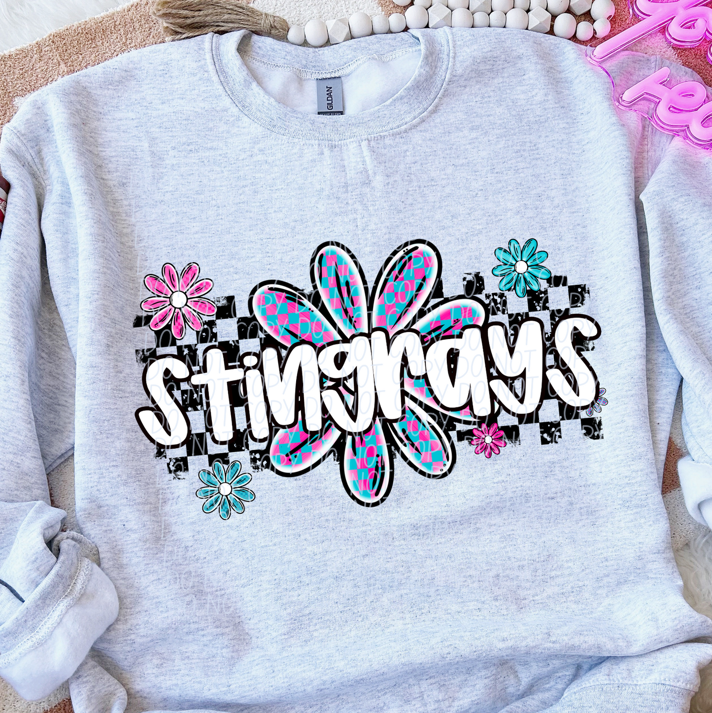 Stingrays (checker flower mascots)