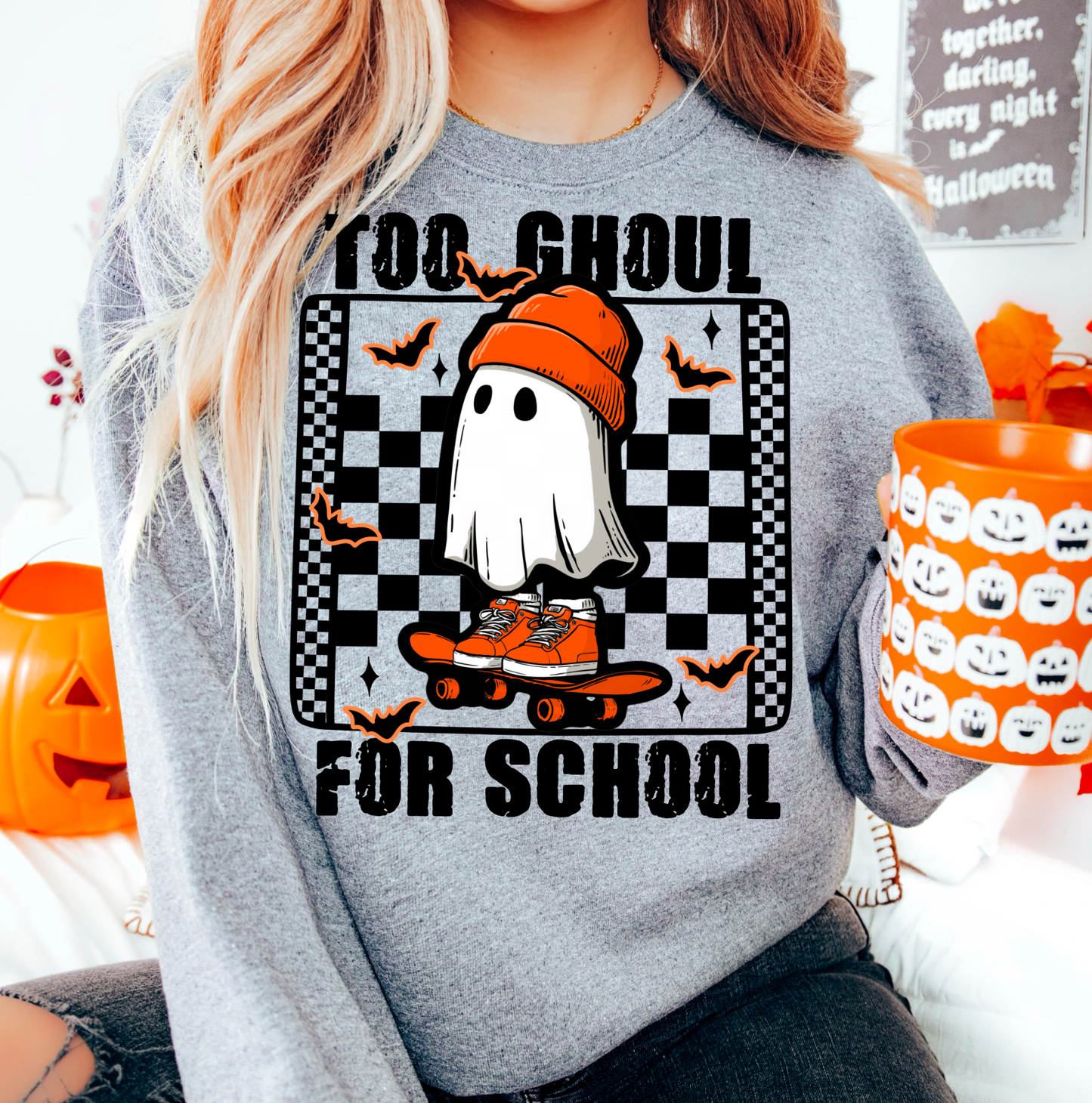 Too ghoul for school (black)