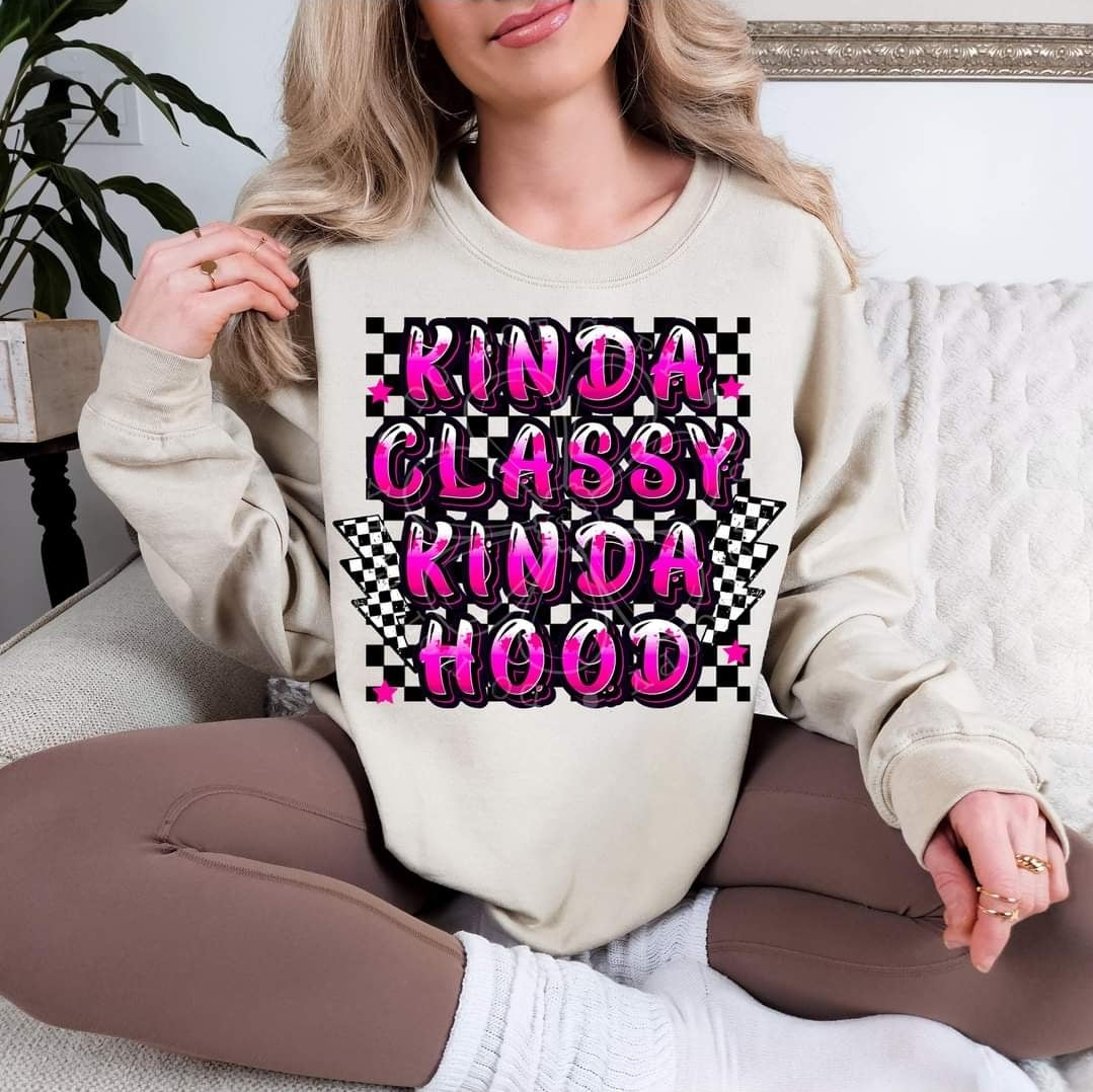 Kinda Classy Kinda Hood Checkered