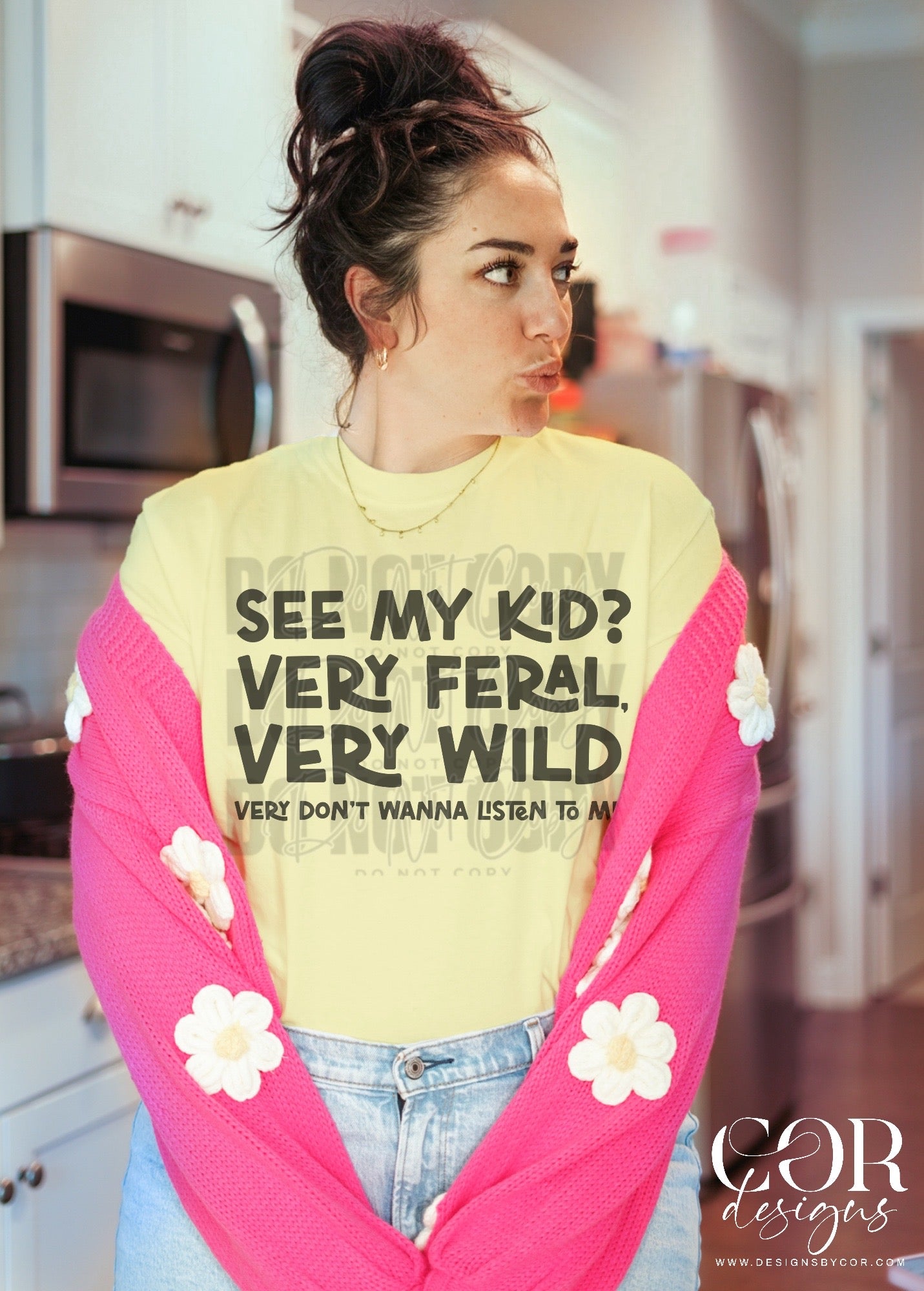 See my kid? Very feral, very wild.