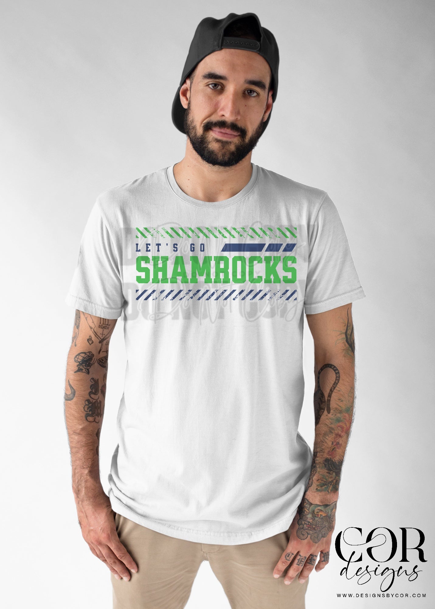 Lets Go Shamrocks Blue And Green