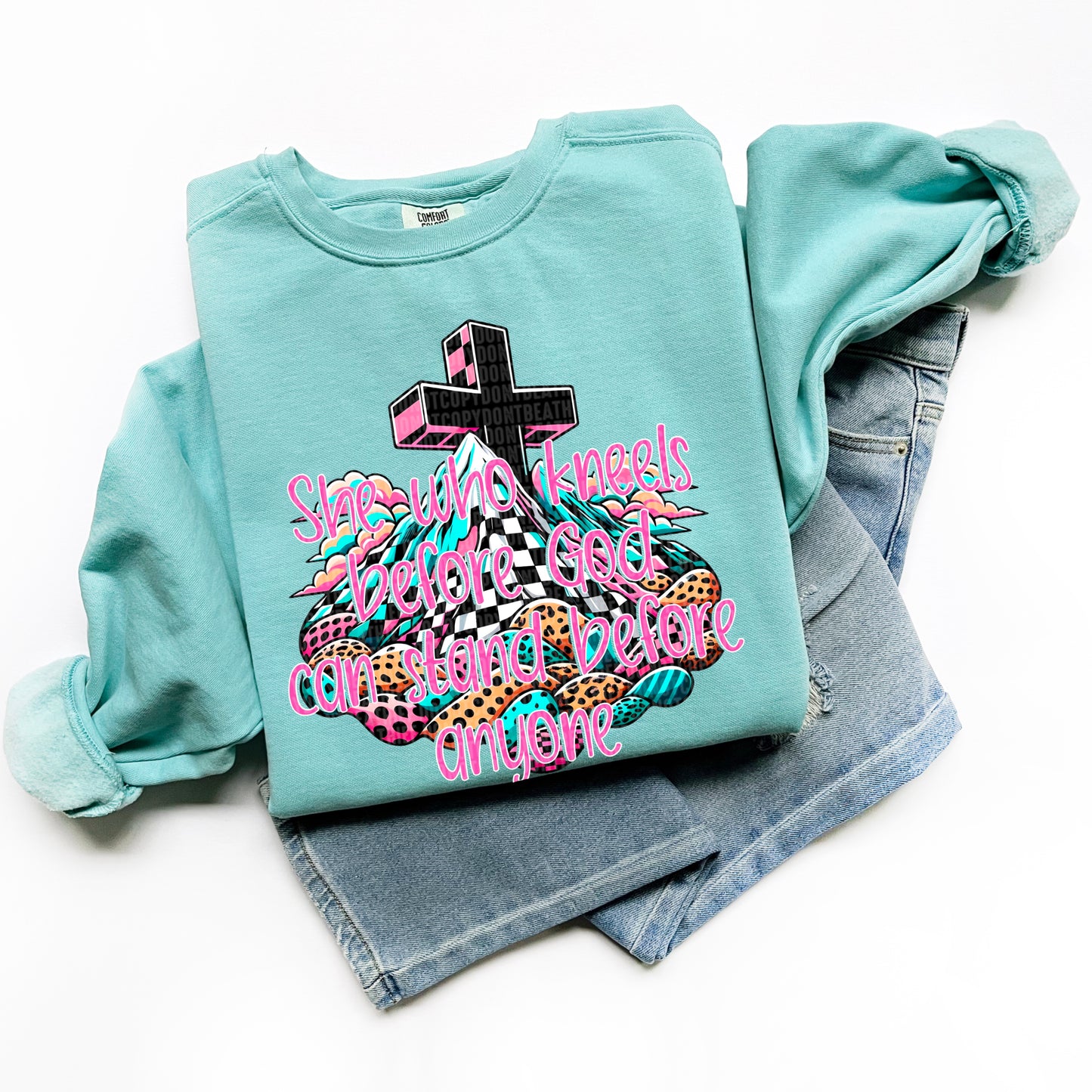 She who kneels before God