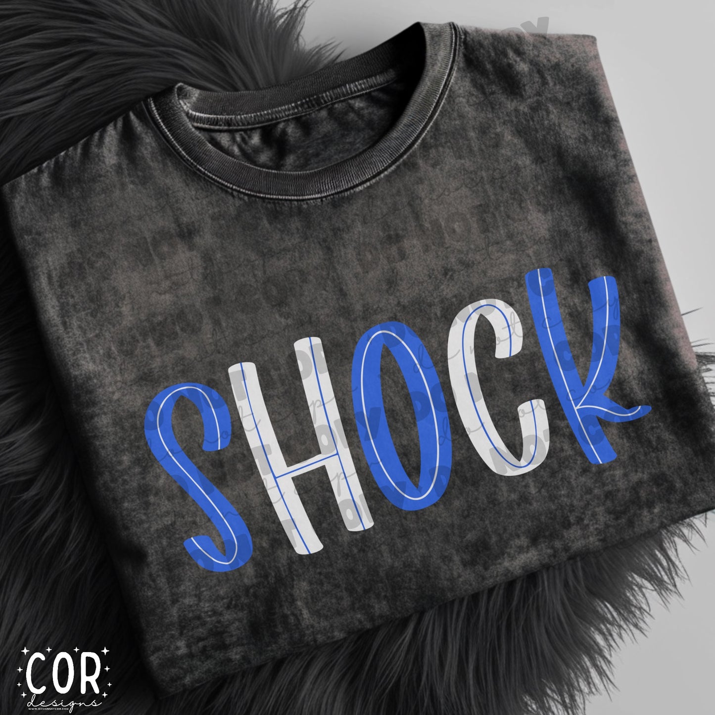 Shock (blue/white)