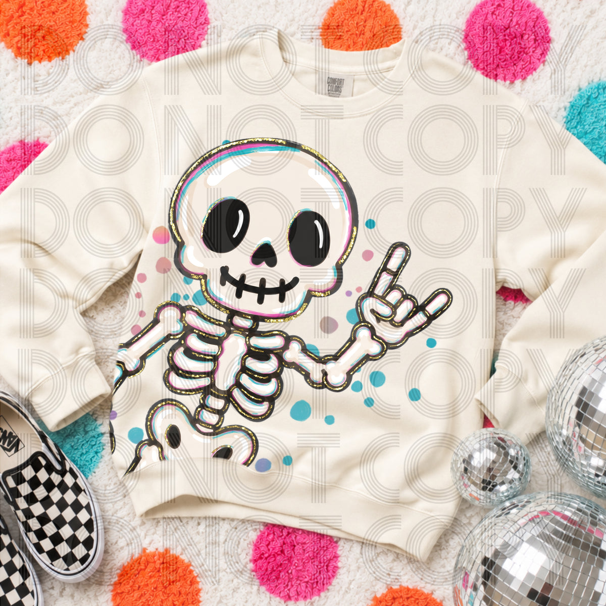 Spooky Delulu Skelly